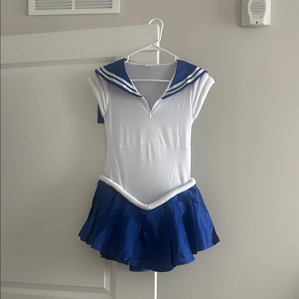 Sailor Style Kids Costume - Blue and White